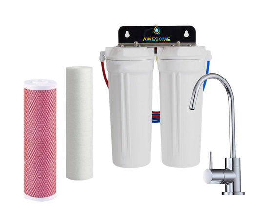 AWESOME WATER® - Twin Filtration - Sediment & Aragon Filters