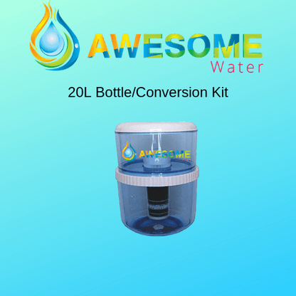 AWESOME WATER® FILTER - Elite Premium Filter, 2 Pack + Elite 20L Bottle Upgrade Kit & COOLER LOVERS Cleaning Spray