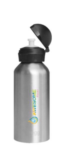 AWESOME WATER - Stainless Steel Water Bottle