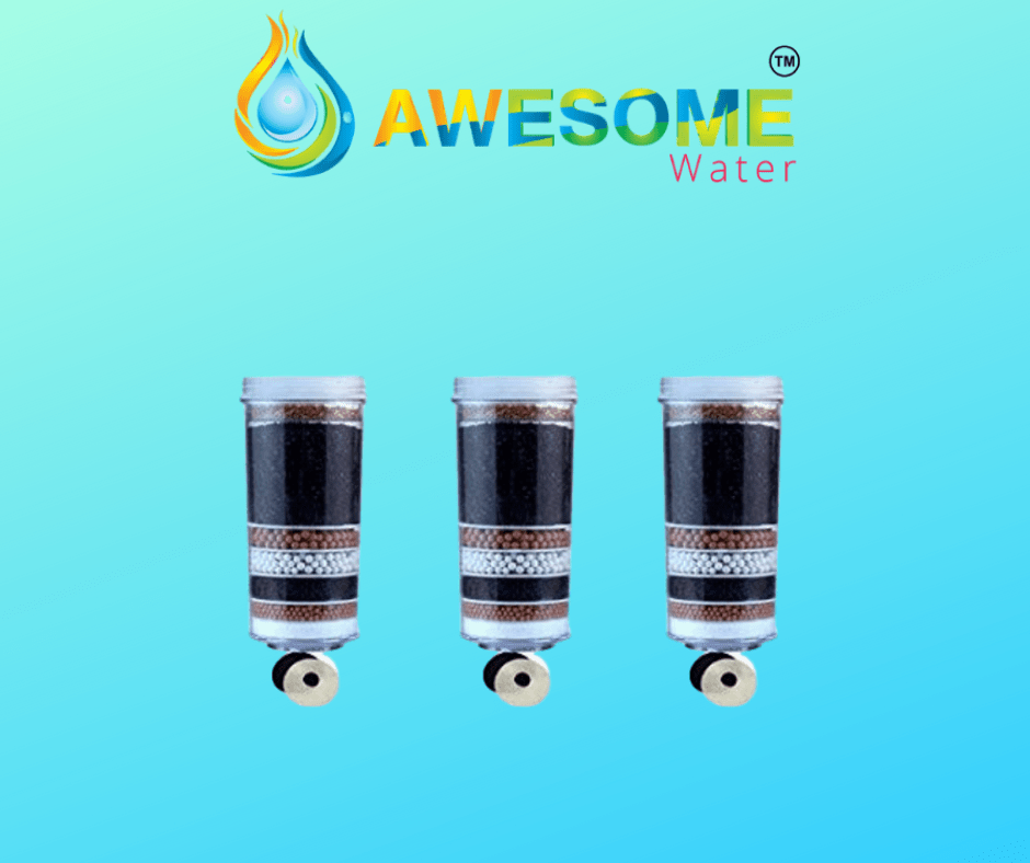 AWESOME WATER FILTER - 8 Stage Filter  - Premium, Buy 3 Bundle Pack