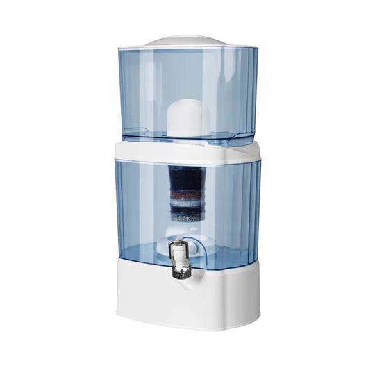 AWESOME WATER® - 24L Benchtop 8 Stage Water Filter Purifier Carbon Stone Ceramic Dispenser