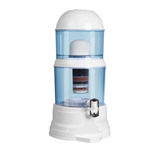 AWESOME WATER® - 16L Benchtop 8 Stage Water Filter Purifier Carbon Stone Ceramic Dispenser