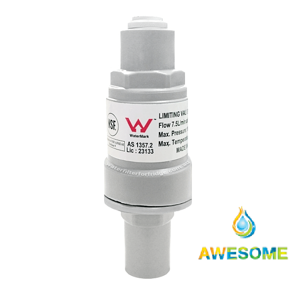 AWESOME WATER® - Pressure Limiting Valve 1/4" Tube 350kpa / 50 PSI PLV FMP 350/PLV350